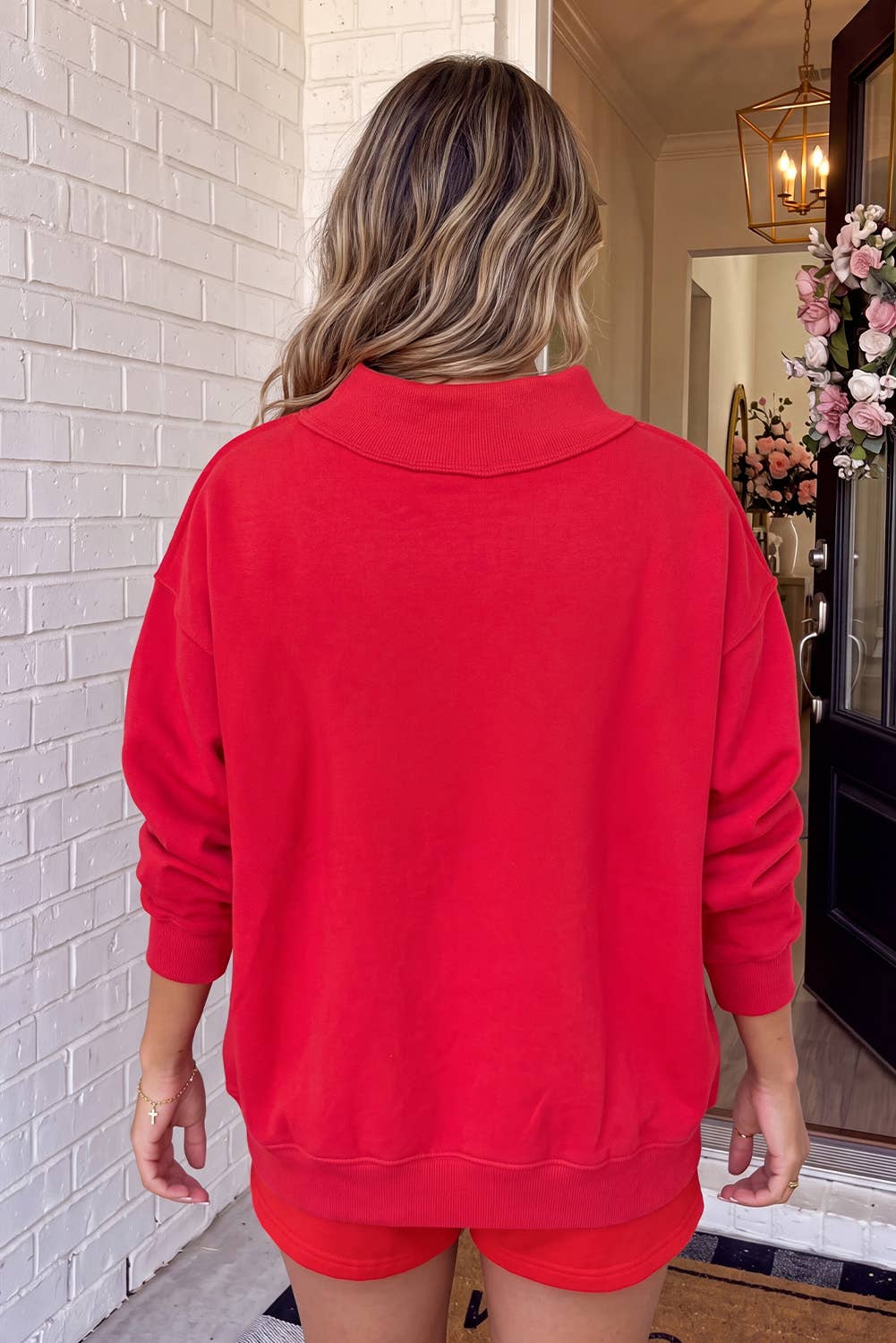 LAS Saved By Grace Mock Neck Sweatshirt (S-XL)