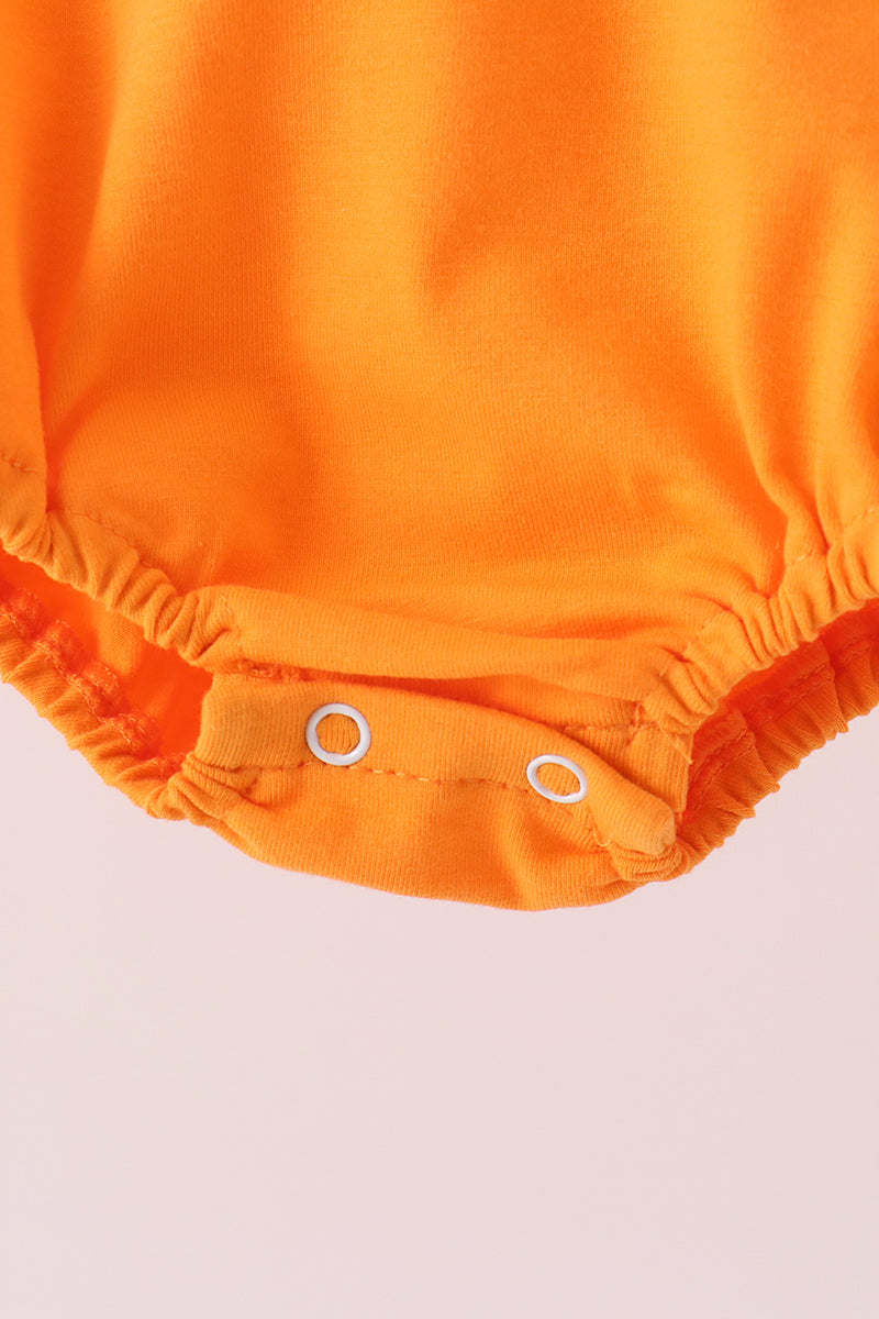 Orange ghost embroidery bubble