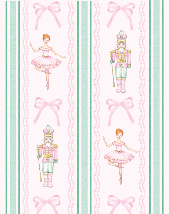 Christmas 2025 Pajamas - Baby Ruffle Buttflap - Nutcracker