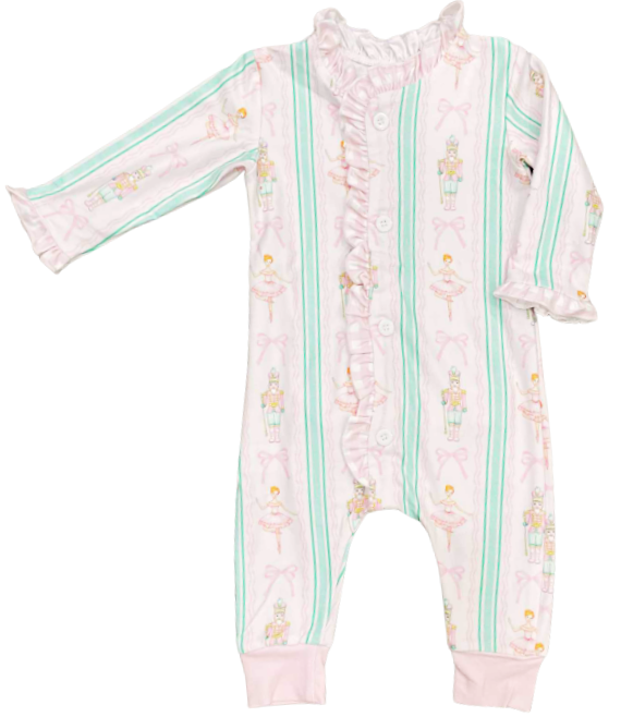 Christmas 2025 Pajamas - Baby Ruffle Buttflap - Nutcracker