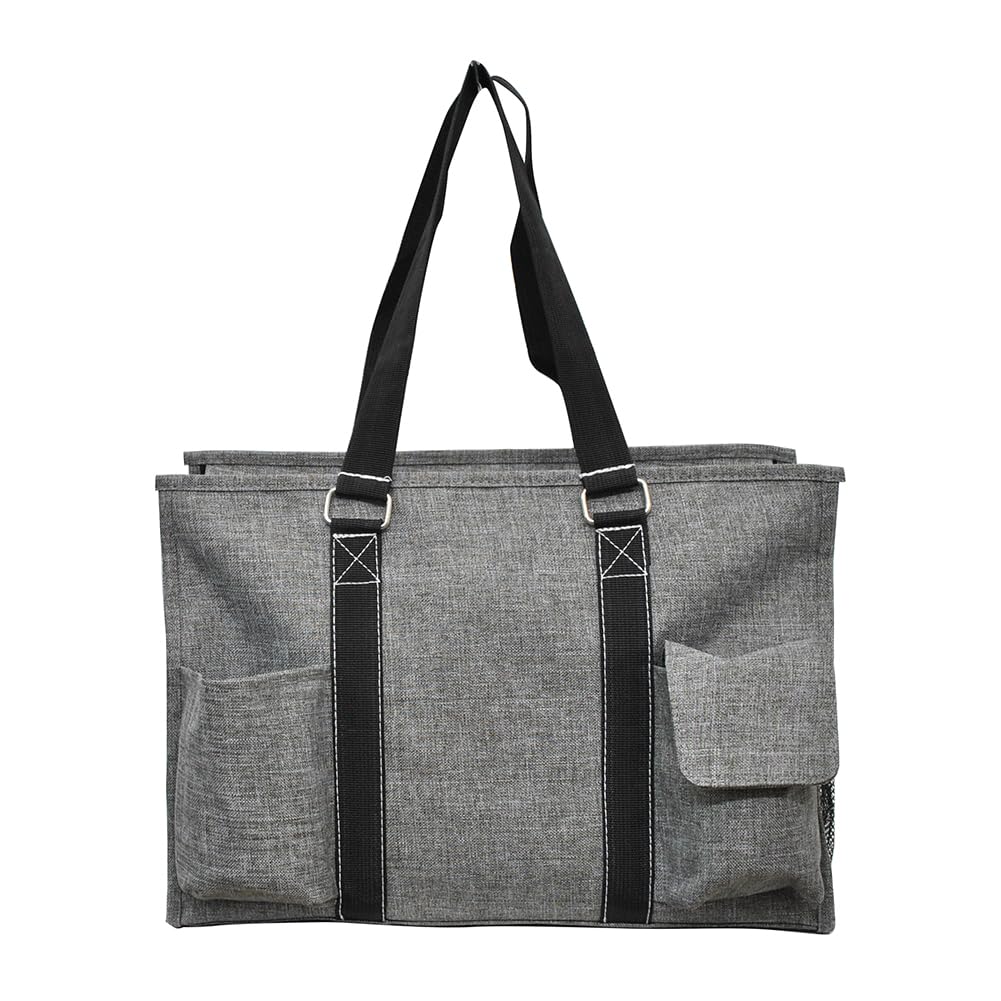 NGIL Utility Water Resistant Tote Bag, Top Zipper Closure, Perfect Gifts for Working Women, Nurses, Gym bag