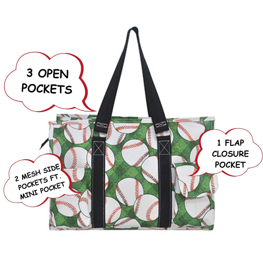NGIL Utility Water Resistant Tote Bag, Top Zipper Closure, Perfect Gifts for Working Women, Nurses, Gym bag