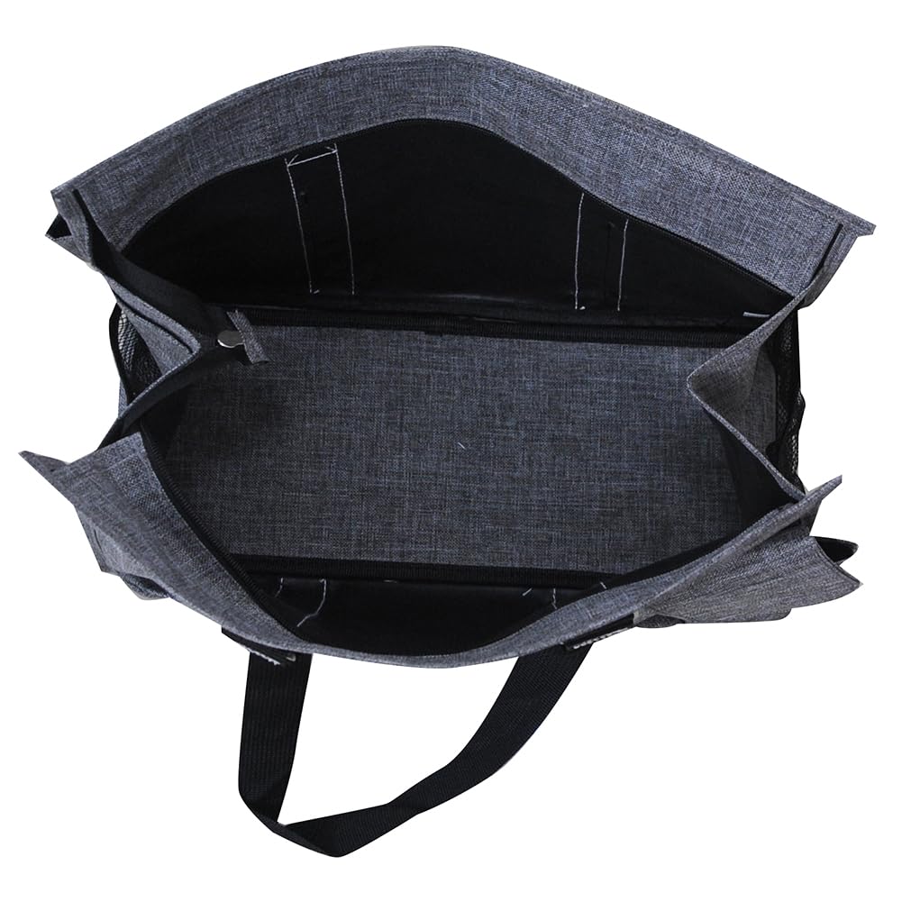 NGIL Utility Water Resistant Tote Bag, Top Zipper Closure, Perfect Gifts for Working Women, Nurses, Gym bag
