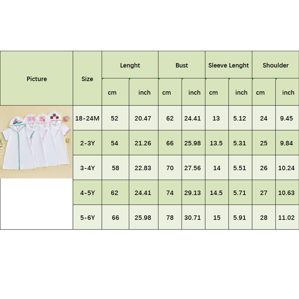 woshilaocai Toddler Baby Swim Cover Up Boy Girl Terry Cloth Hooded Zip-up Cover Ups for Swimwear Summer Beach