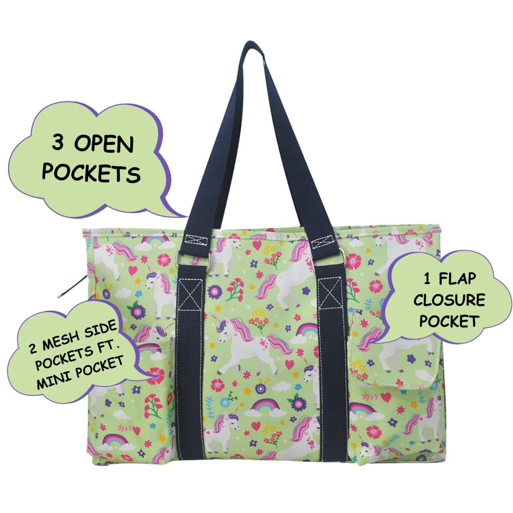 NGIL Utility Water Resistant Tote Bag, Top Zipper Closure, Perfect Gifts for Working Women, Nurses, Gym bag