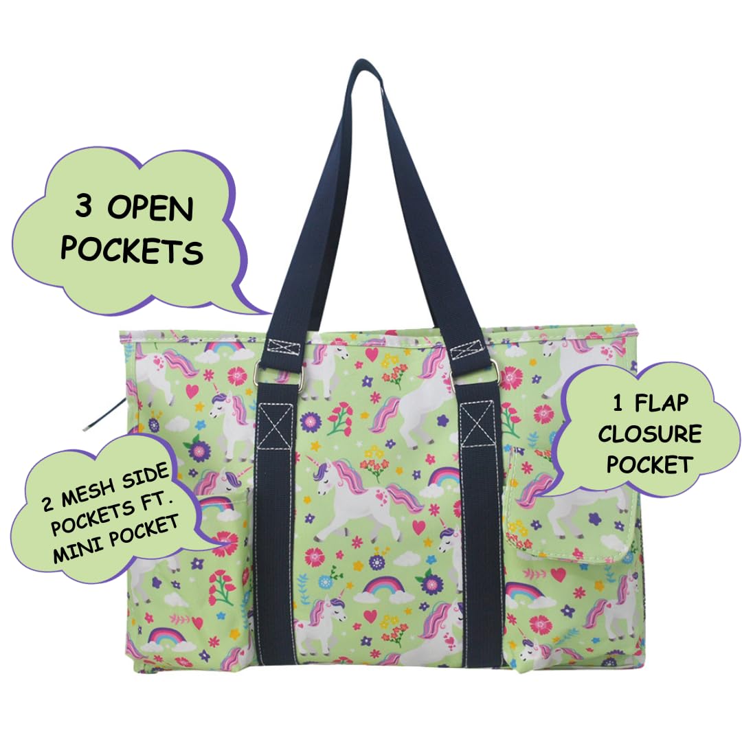 NGIL Utility Water Resistant Tote Bag, Top Zipper Closure, Perfect Gifts for Working Women, Nurses, Gym bag