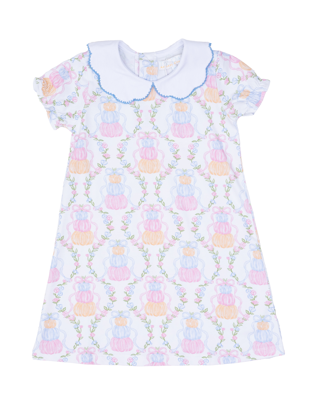 Presley Kait Pumpkin Trellis Dress