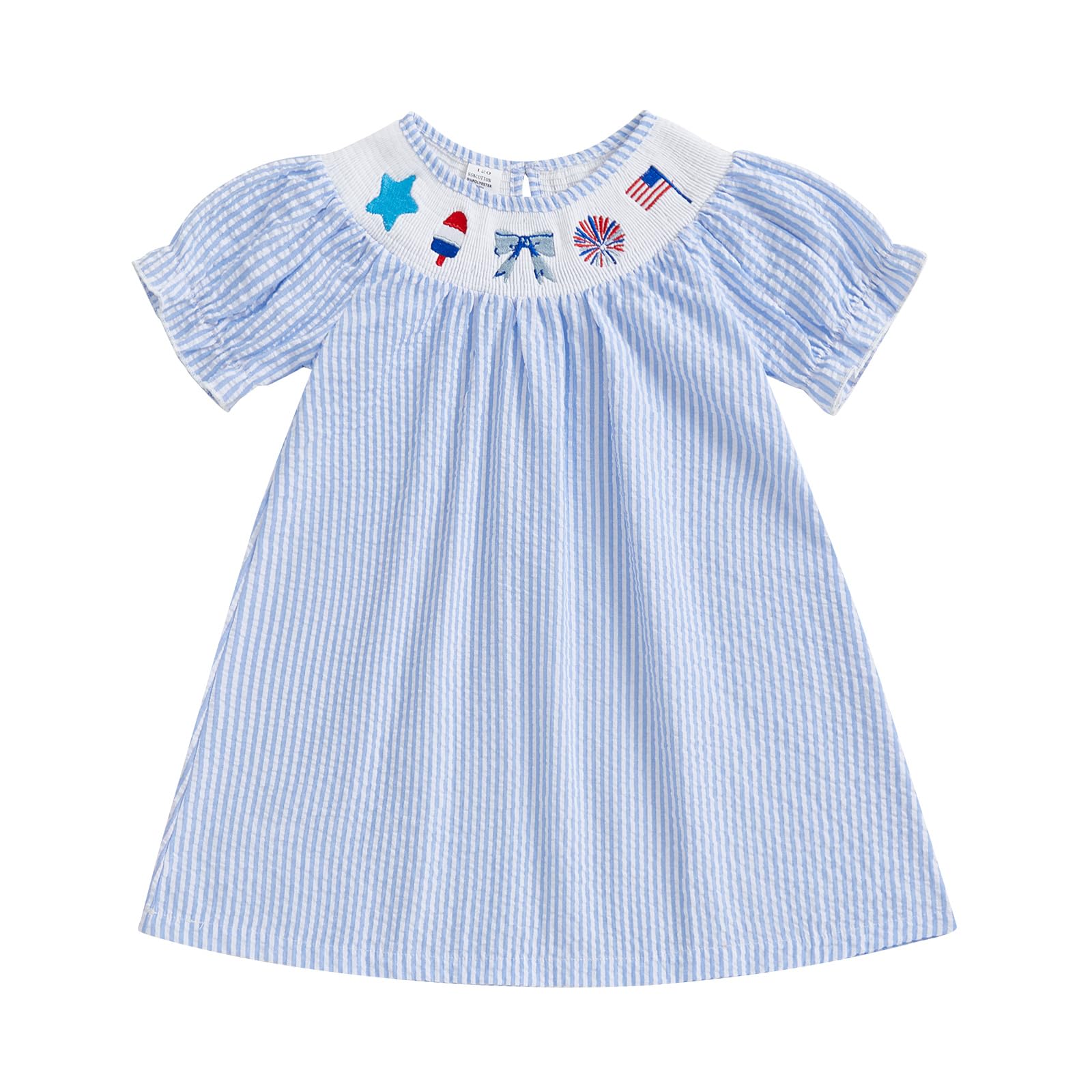 Birthday Girl Outfit Toddler Smocked Birthday Dress B Day Dresses for Girls 2nd 3rd 4yr 5yr Birthday Gift