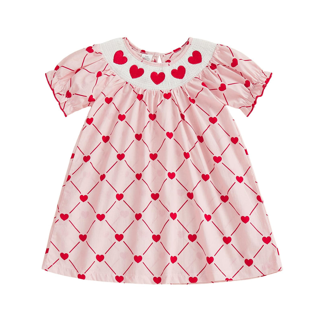 Birthday Girl Outfit Toddler Smocked Birthday Dress B Day Dresses for Girls 2nd 3rd 4yr 5yr Birthday Gift