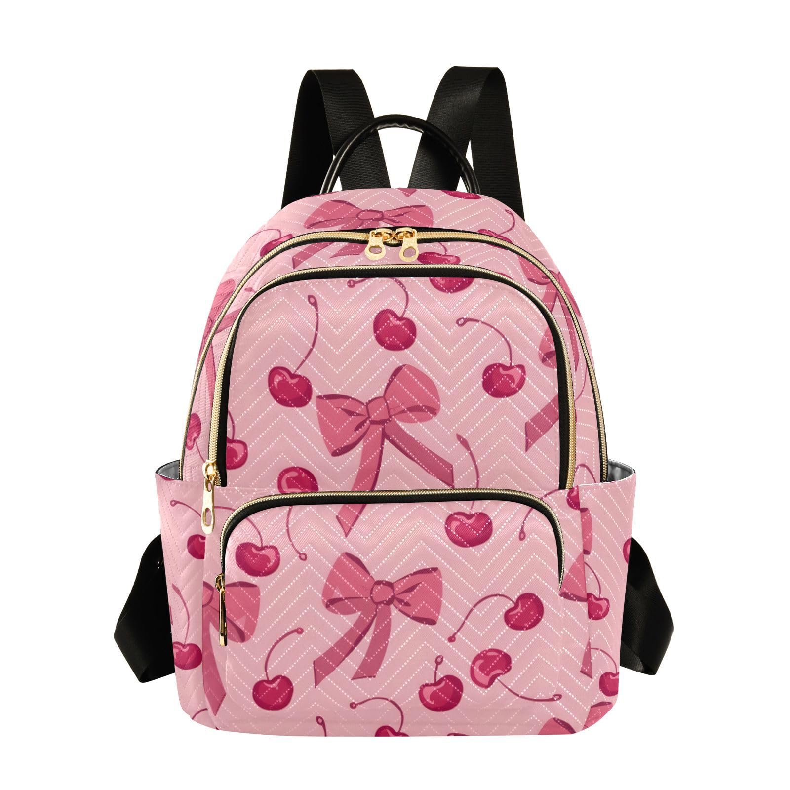 ALAZA Baseball Red Lace Women Backpack Purse Ladies Fashion Shoulder Bag Daypack Travel Bag 7.5L