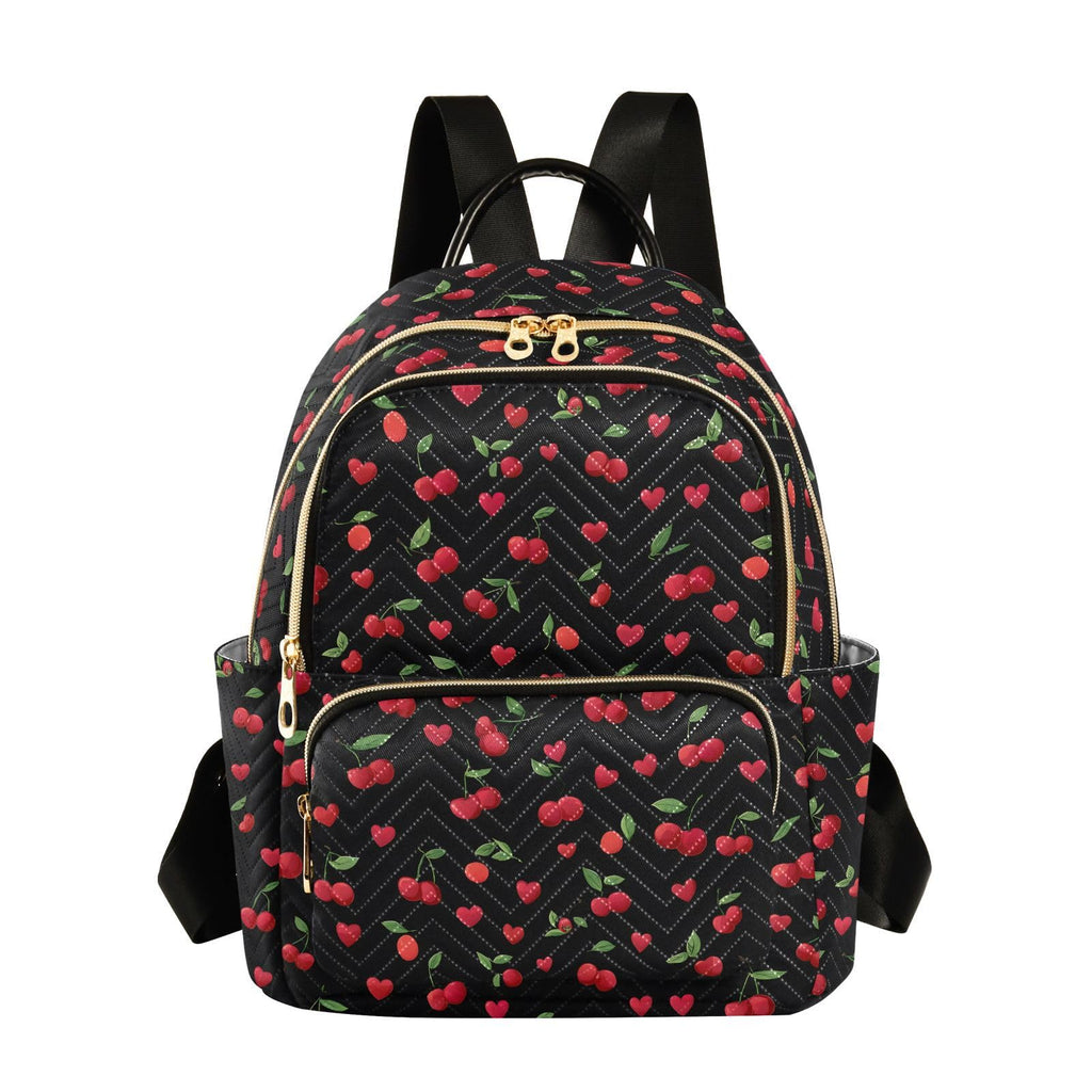 ALAZA Baseball Red Lace Women Backpack Purse Ladies Fashion Shoulder Bag Daypack Travel Bag 7.5L