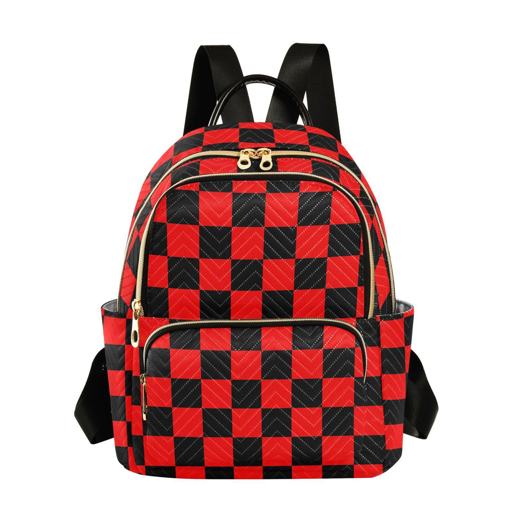 ALAZA Baseball Red Lace Women Backpack Purse Ladies Fashion Shoulder Bag Daypack Travel Bag 7.5L