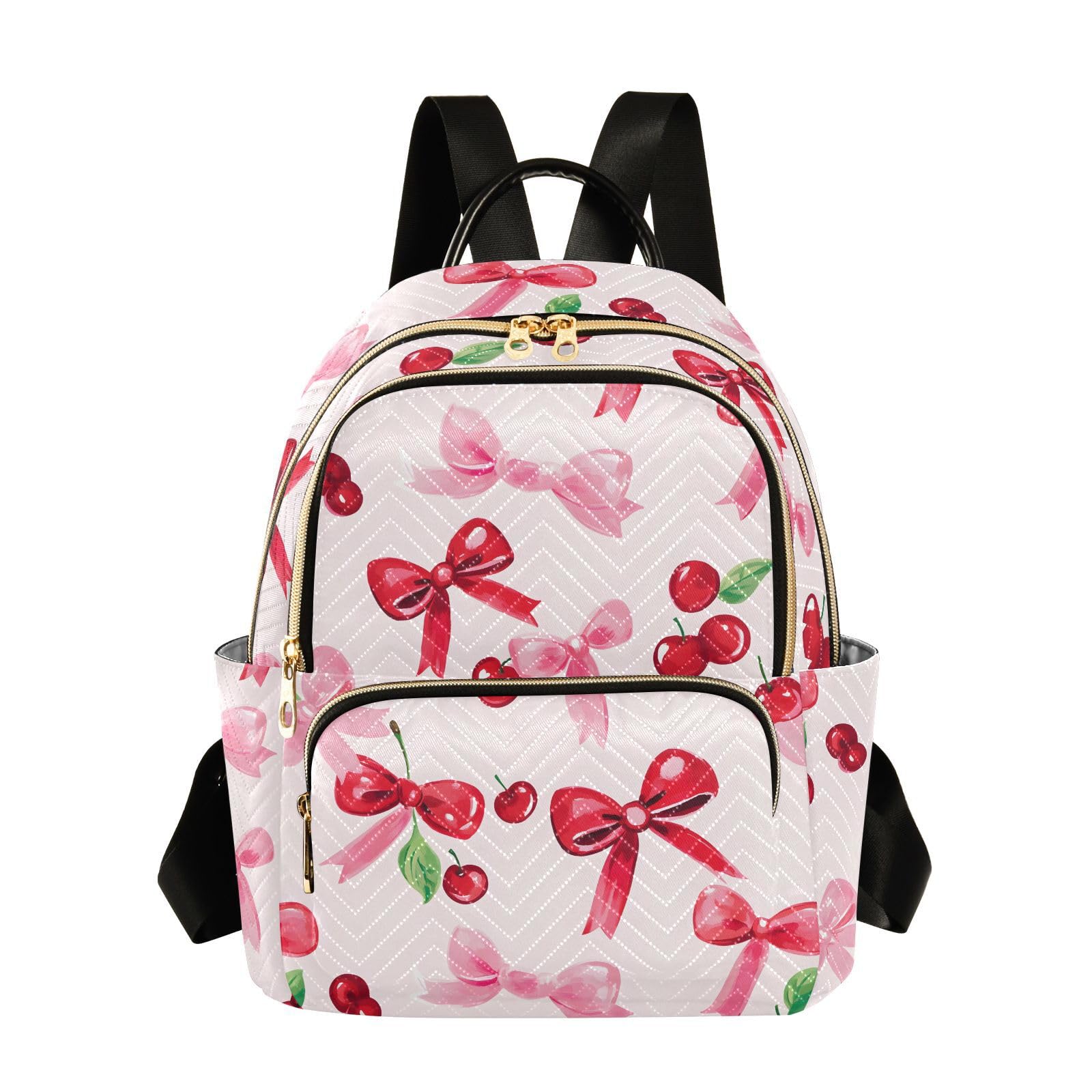 ALAZA Baseball Red Lace Women Backpack Purse Ladies Fashion Shoulder Bag Daypack Travel Bag 7.5L
