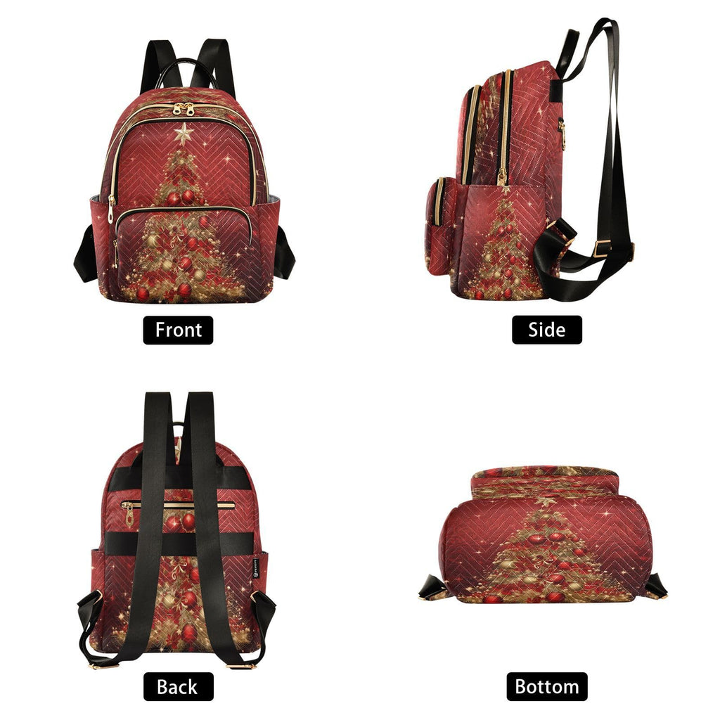ALAZA Baseball Red Lace Women Backpack Purse Ladies Fashion Shoulder Bag Daypack Travel Bag 7.5L