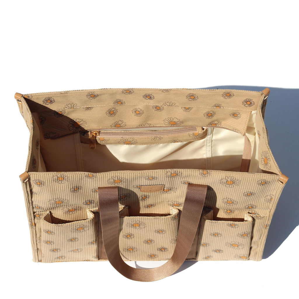 ESVAN Utility Tote Bag with Zip Top Waterproof Teacher Tote Bag for Teacher Work Women Beach