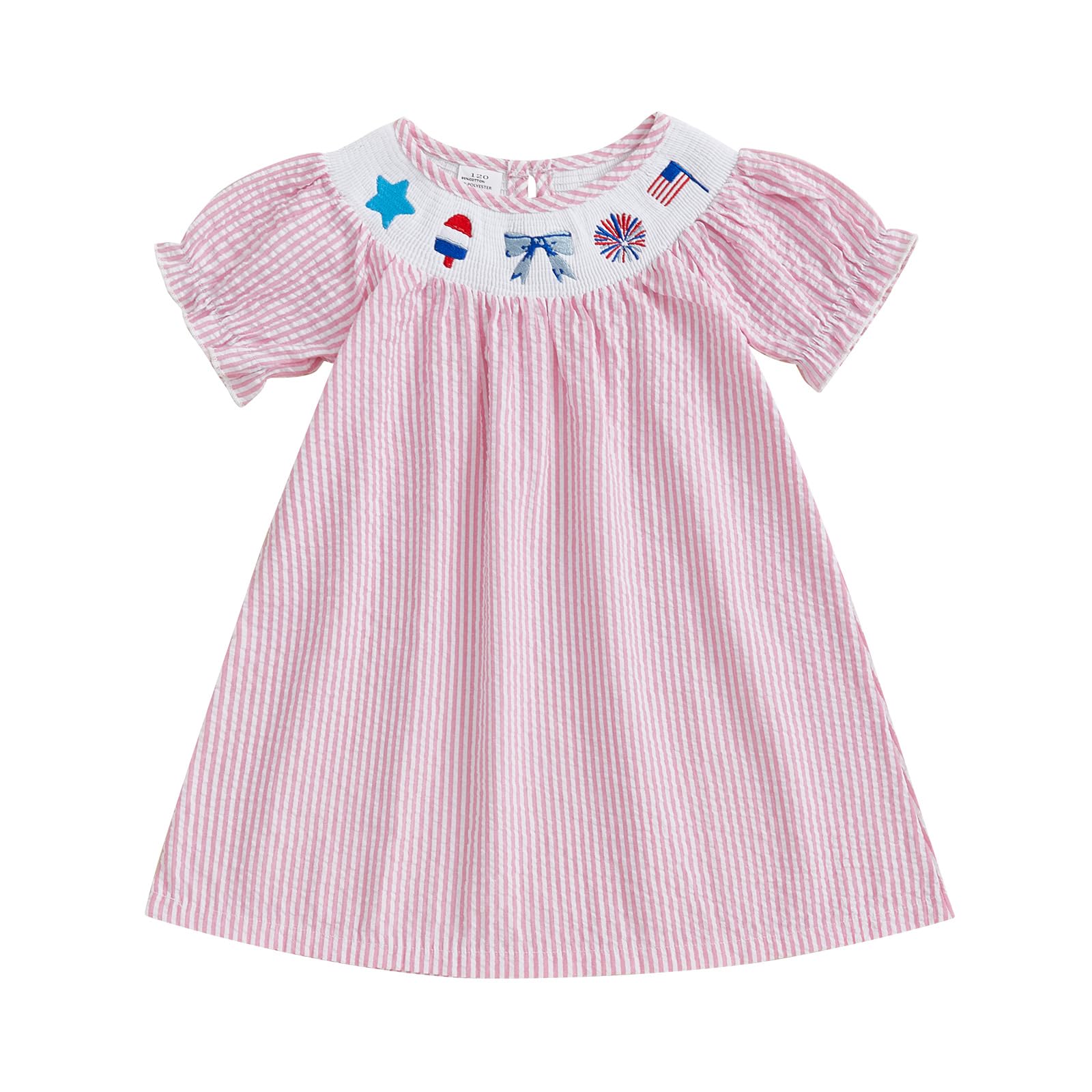 Birthday Girl Outfit Toddler Smocked Birthday Dress B Day Dresses for Girls 2nd 3rd 4yr 5yr Birthday Gift