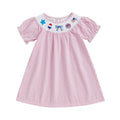 Birthday Girl Outfit Toddler Smocked Birthday Dress B Day Dresses for Girls 2nd 3rd 4yr 5yr Birthday Gift