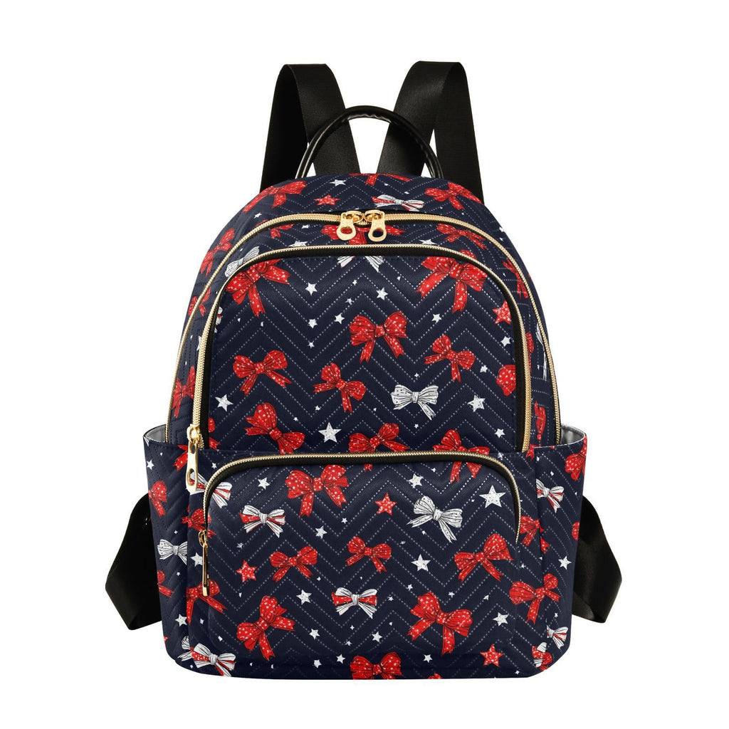 ALAZA Baseball Red Lace Women Backpack Purse Ladies Fashion Shoulder Bag Daypack Travel Bag 7.5L