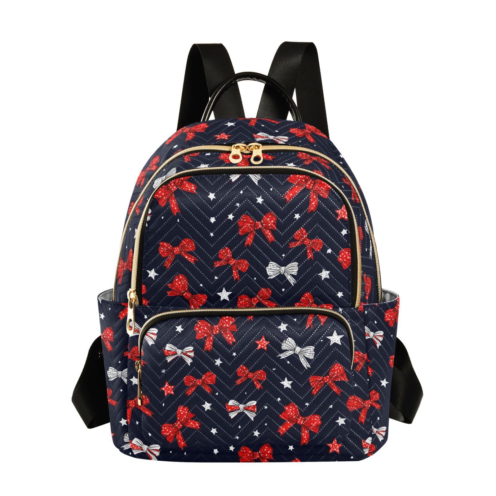ALAZA Baseball Red Lace Women Backpack Purse Ladies Fashion Shoulder Bag Daypack Travel Bag 7.5L