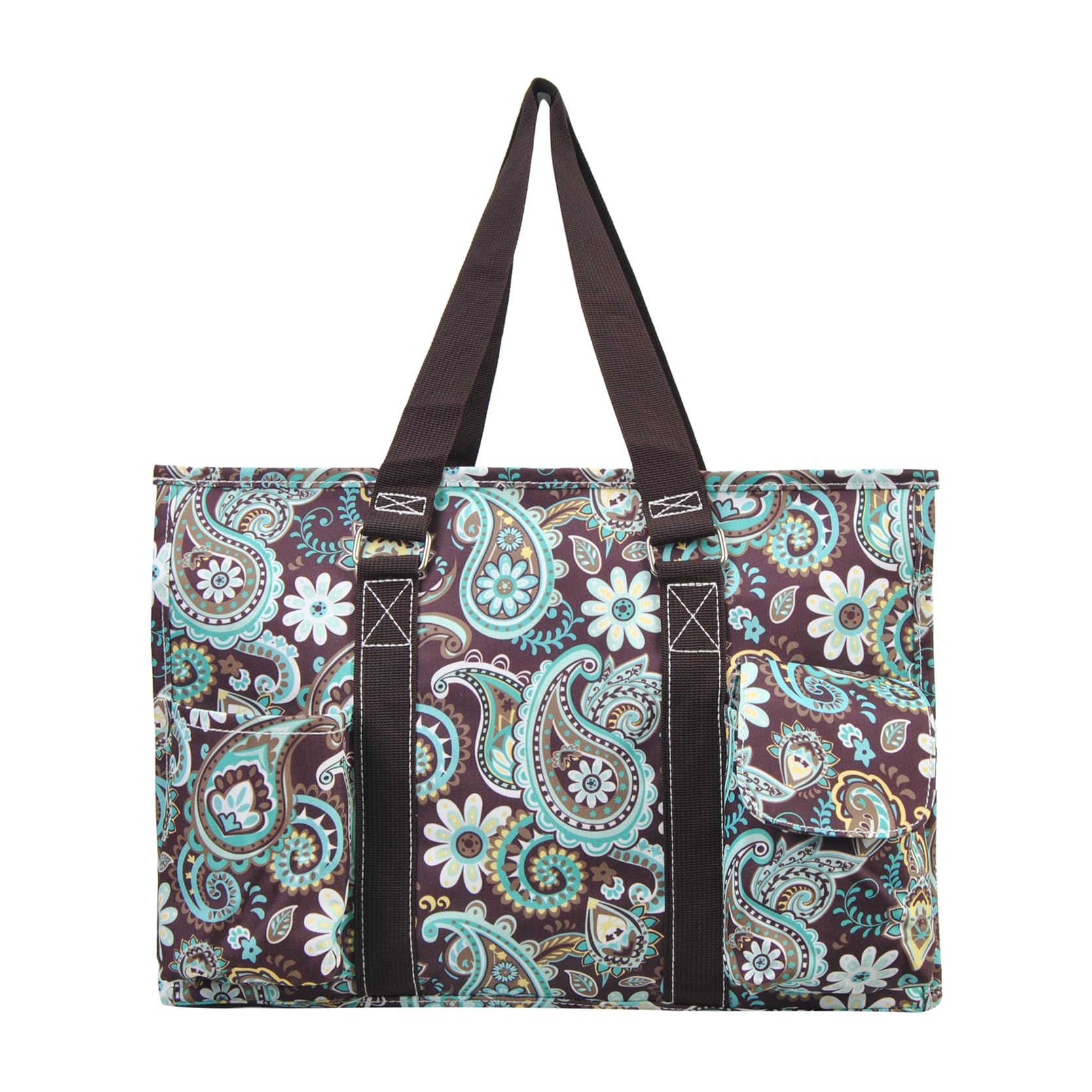 NGIL Utility Water Resistant Tote Bag, Top Zipper Closure, Perfect Gifts for Working Women, Nurses, Gym bag
