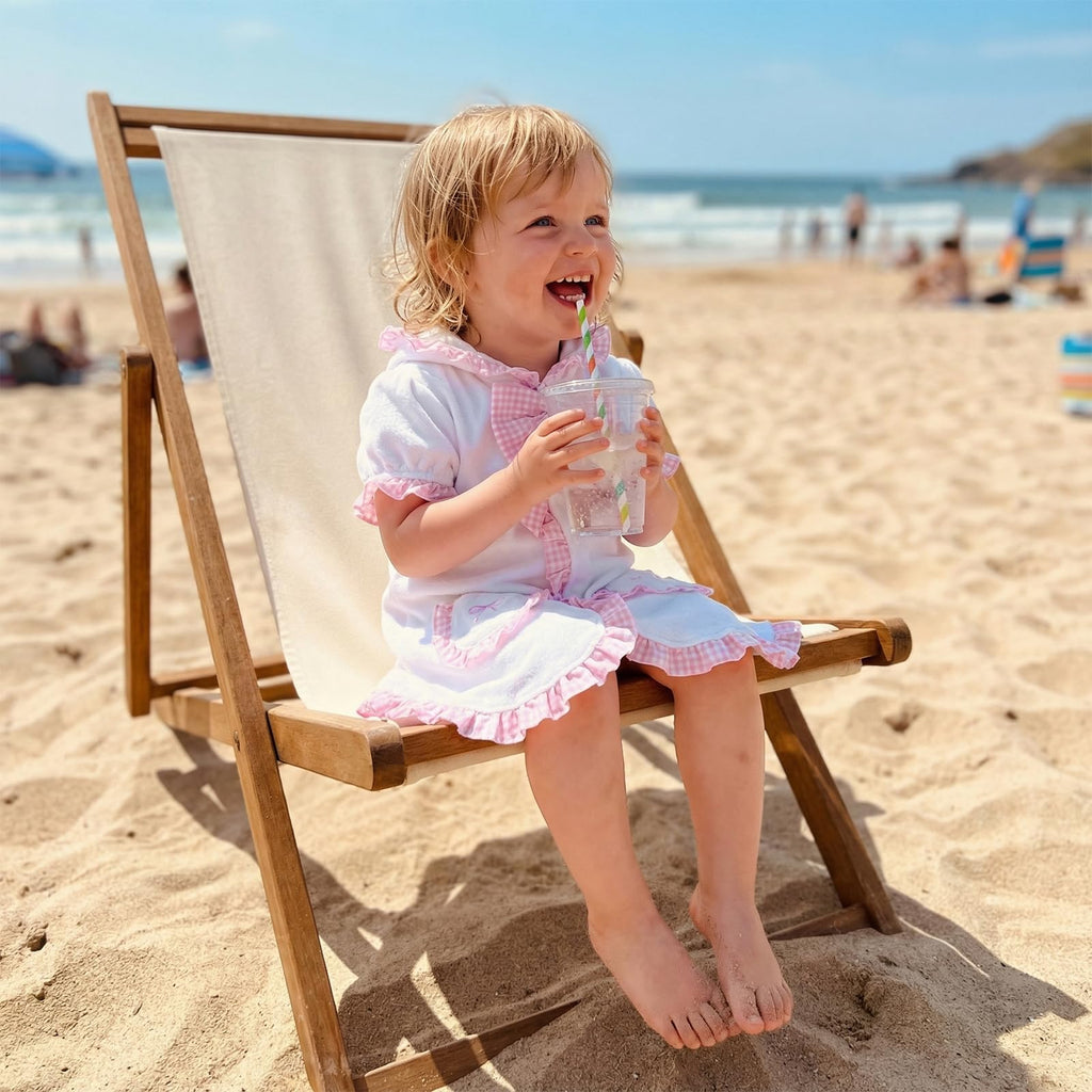 woshilaocai Toddler Baby Swim Cover Up Boy Girl Terry Cloth Hooded Zip-up Cover Ups for Swimwear Summer Beach