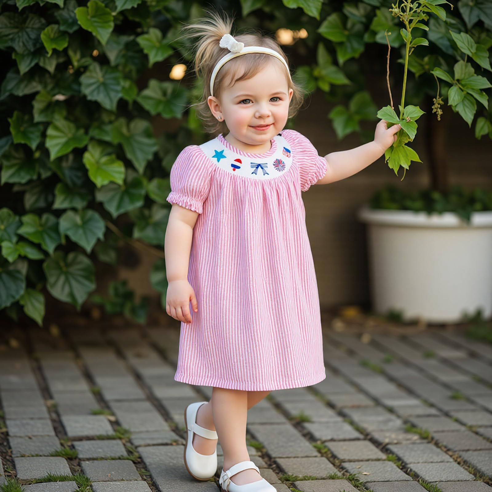 Birthday Girl Outfit Toddler Smocked Birthday Dress B Day Dresses for Girls 2nd 3rd 4yr 5yr Birthday Gift