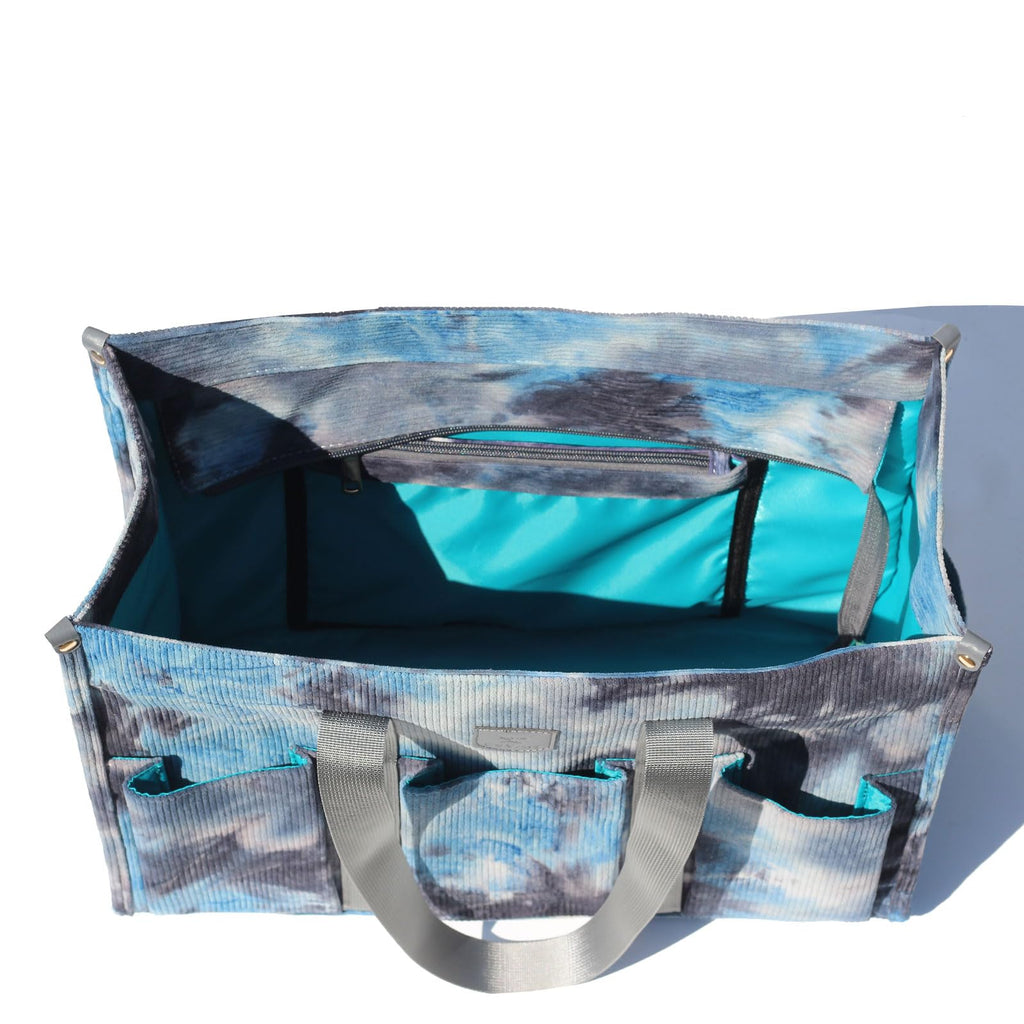 ESVAN Utility Tote Bag with Zip Top Waterproof Teacher Tote Bag for Teacher Work Women Beach