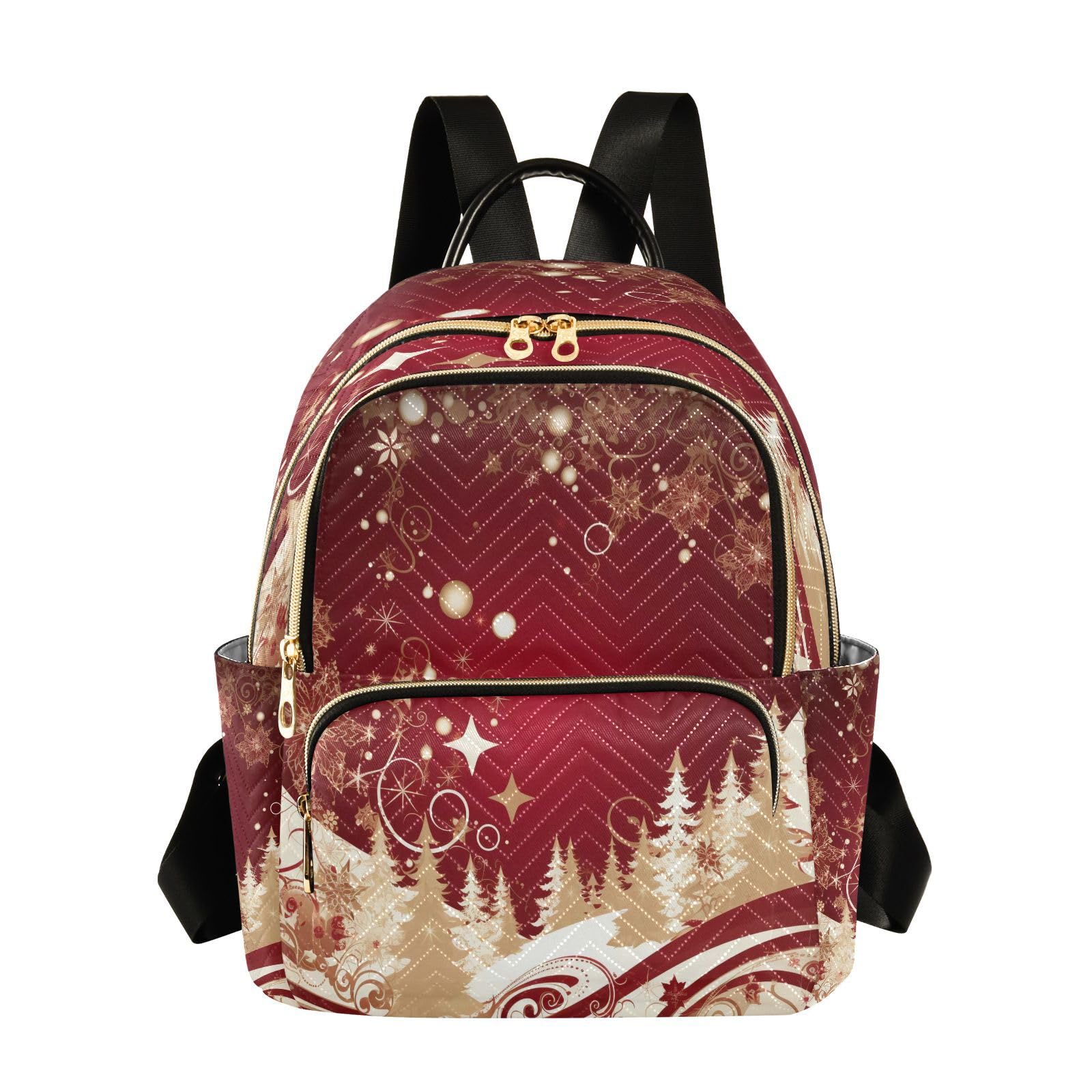 ALAZA Baseball Red Lace Women Backpack Purse Ladies Fashion Shoulder Bag Daypack Travel Bag 7.5L