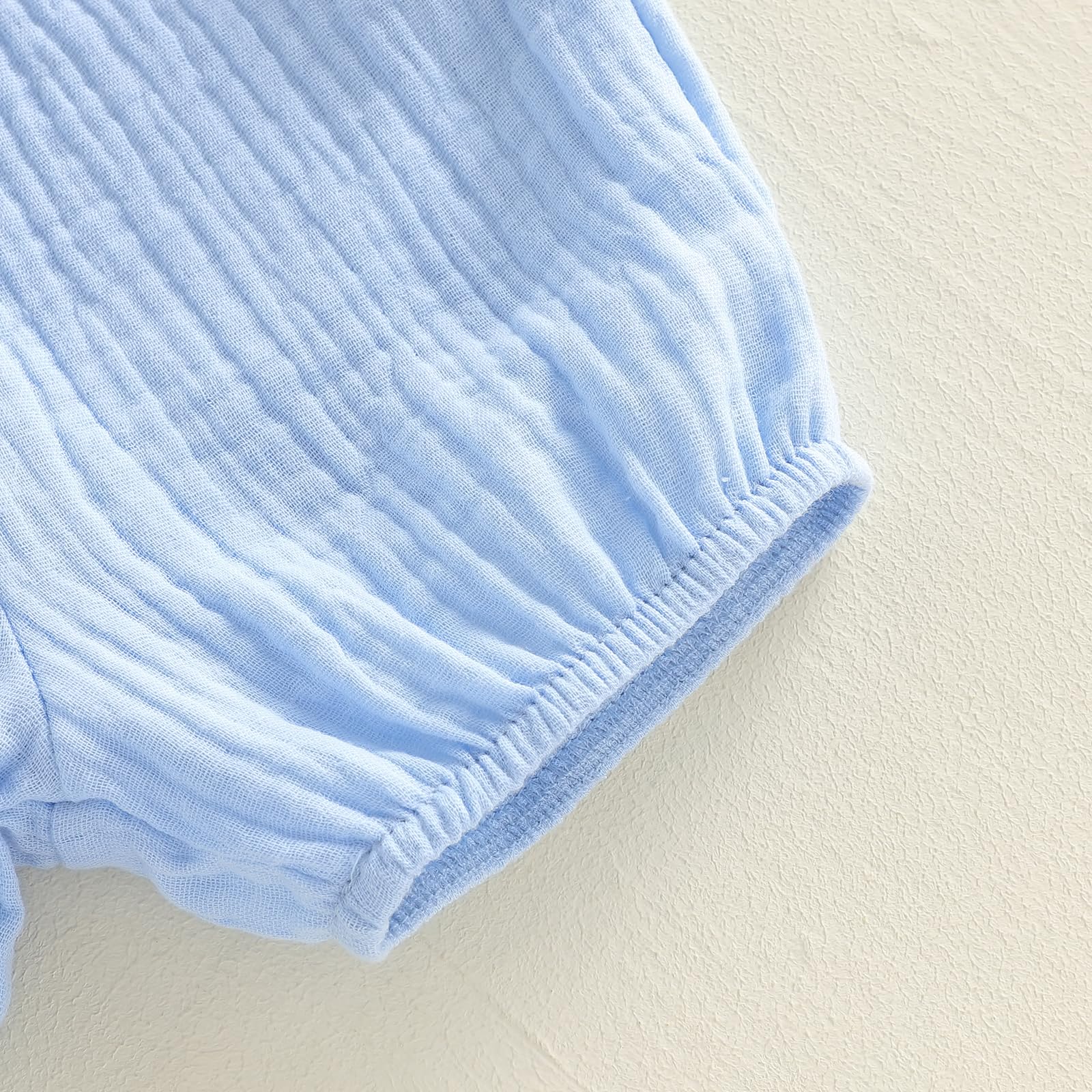 Seyurigaoka Baby Girl Summer Clothes Ruffle Collar Sleeveless Top Striped Shorts Sets Toddler Outfits 3 6 12 18 24 Months