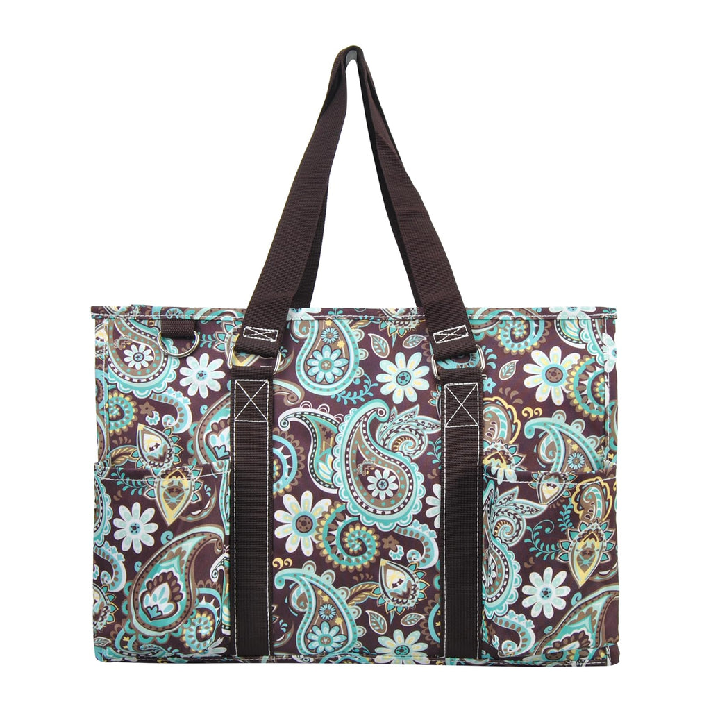 NGIL Utility Water Resistant Tote Bag, Top Zipper Closure, Perfect Gifts for Working Women, Nurses, Gym bag
