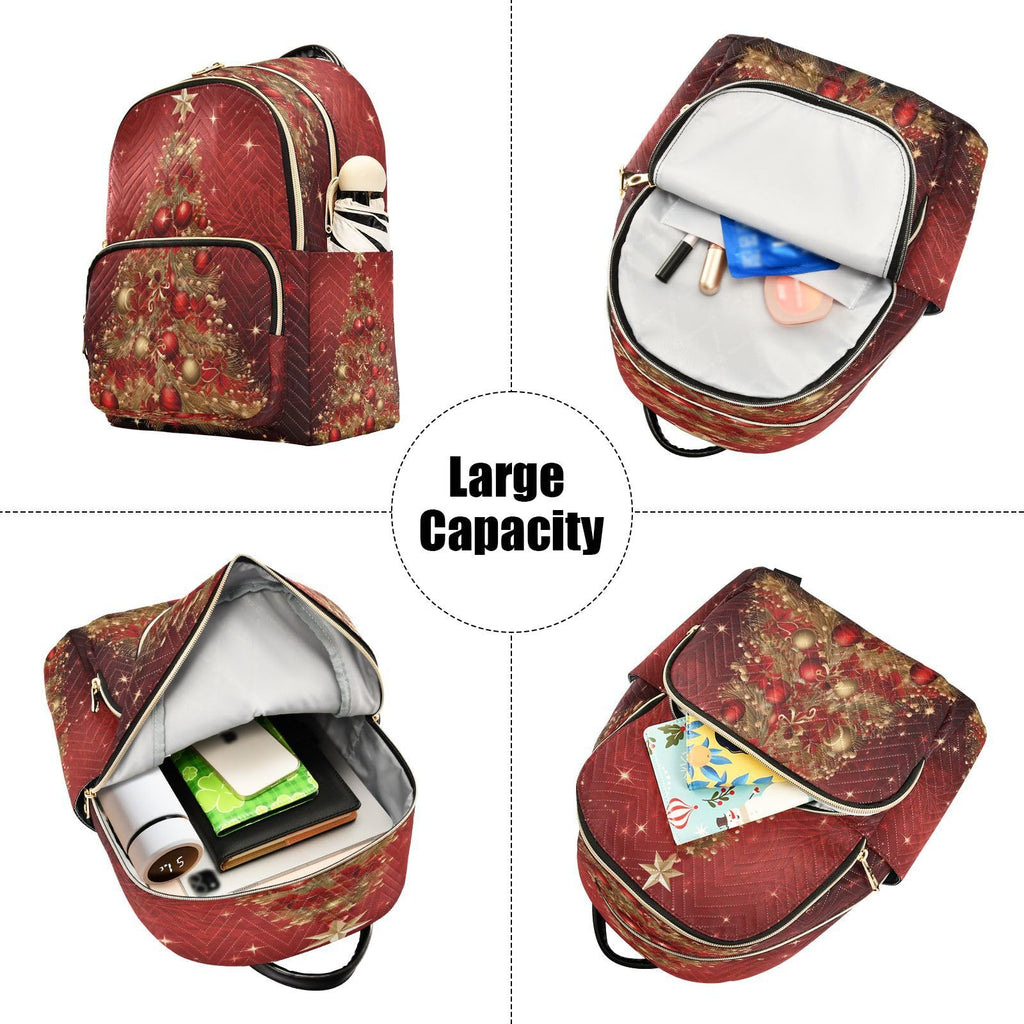 ALAZA Baseball Red Lace Women Backpack Purse Ladies Fashion Shoulder Bag Daypack Travel Bag 7.5L