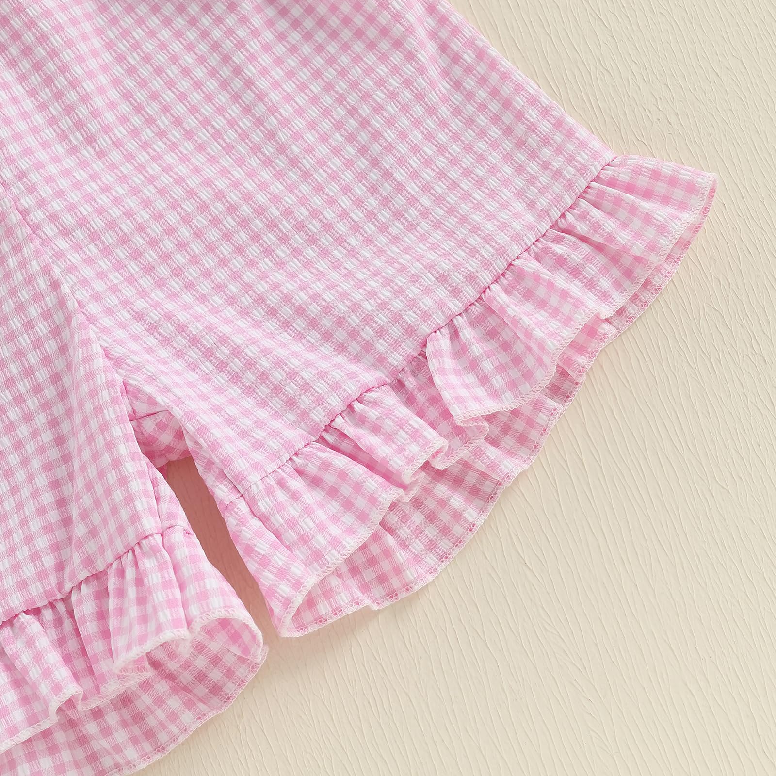 Toddler Baby Girl 2PCS Turtle Embroidered Short Sleeve Tops Elastic Waist Shorts Outfits Set