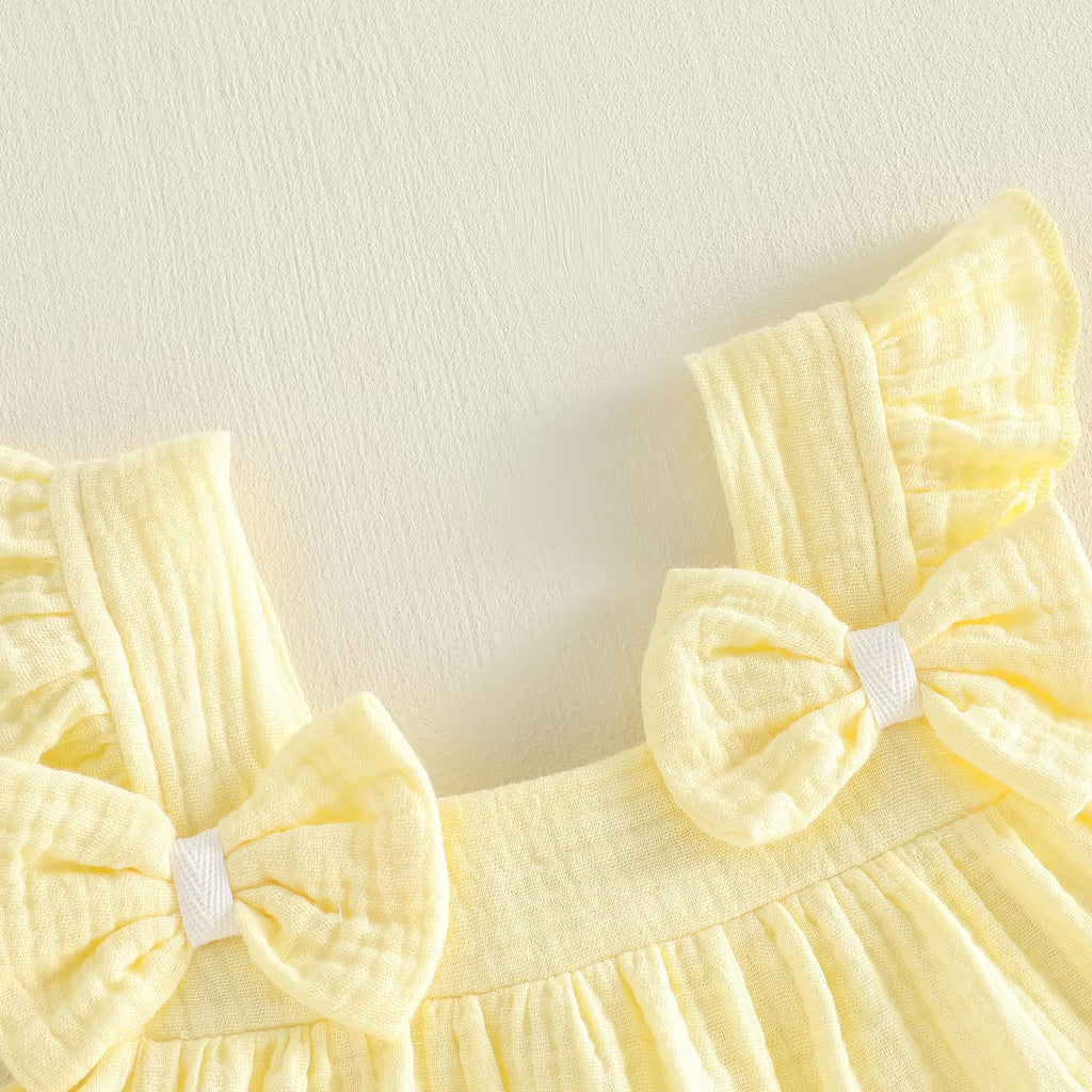 Seyurigaoka Baby Girl Summer Clothes Ruffle Collar Sleeveless Top Striped Shorts Sets Toddler Outfits 3 6 12 18 24 Months