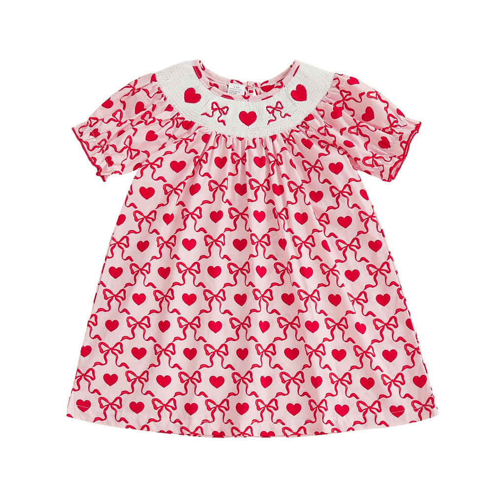 Birthday Girl Outfit Toddler Smocked Birthday Dress B Day Dresses for Girls 2nd 3rd 4yr 5yr Birthday Gift