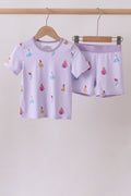 Purple Princess Bamboo Pajama Set