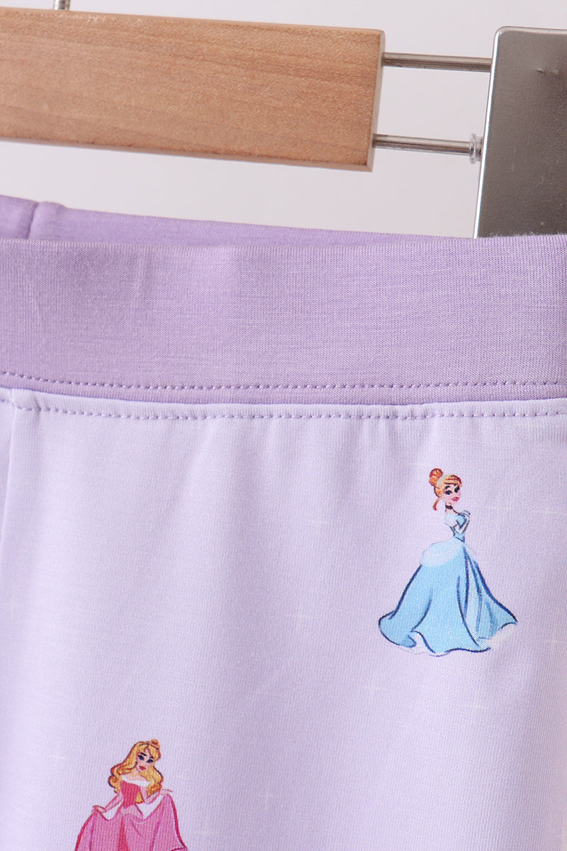 Purple Princess Bamboo Pajama Set