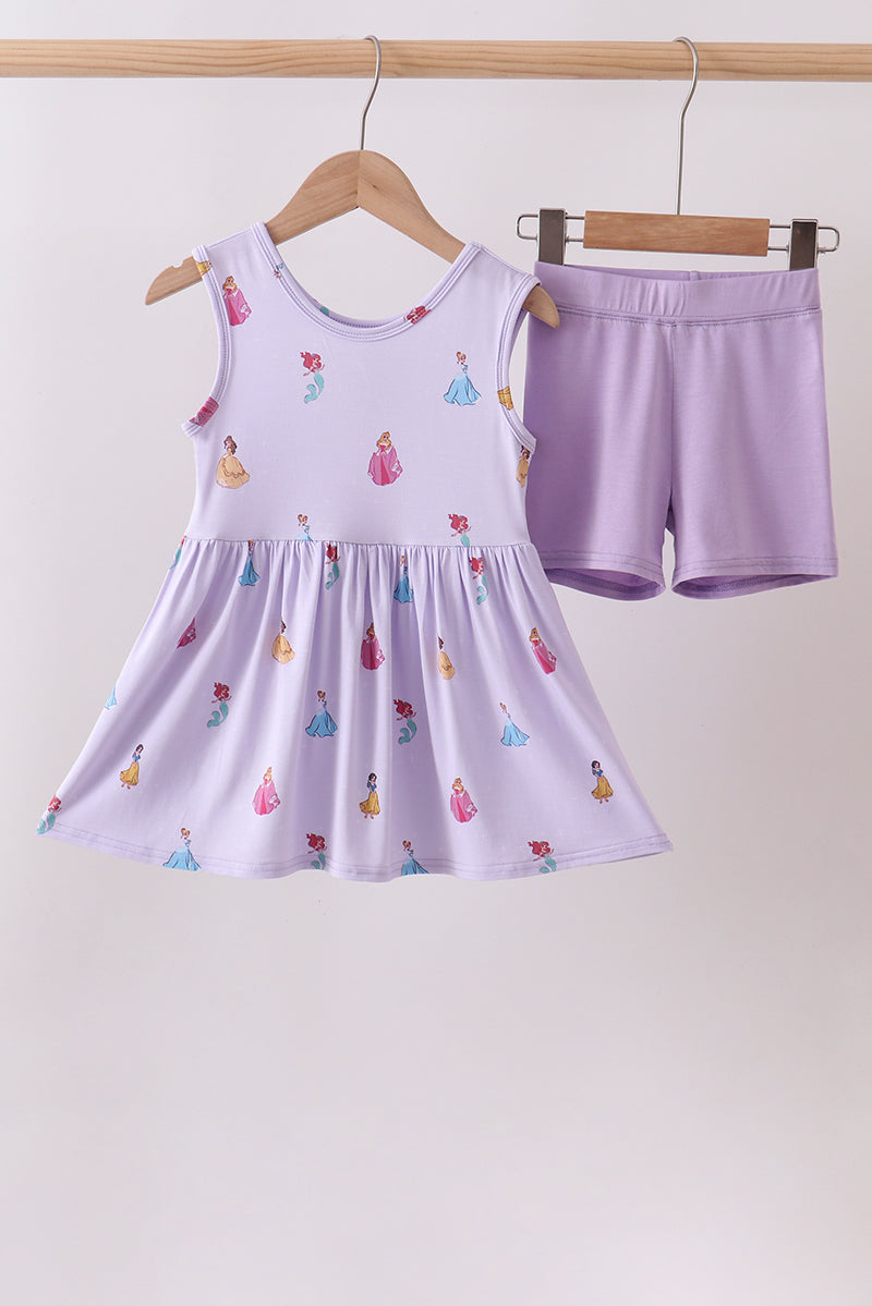 Purple Princess Bamboo Set