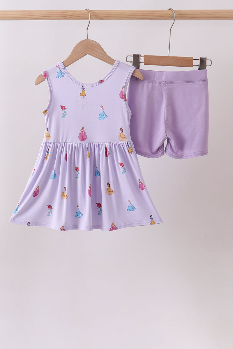 Purple Princess Bamboo Set