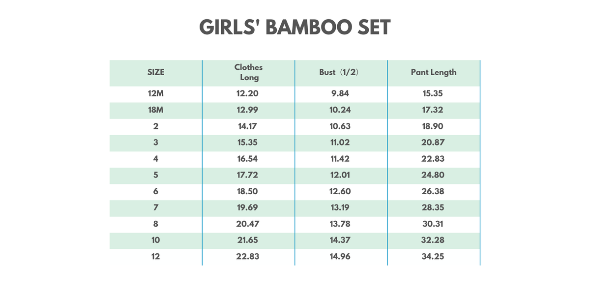 Green bow christmas tree bamboo pajama set
